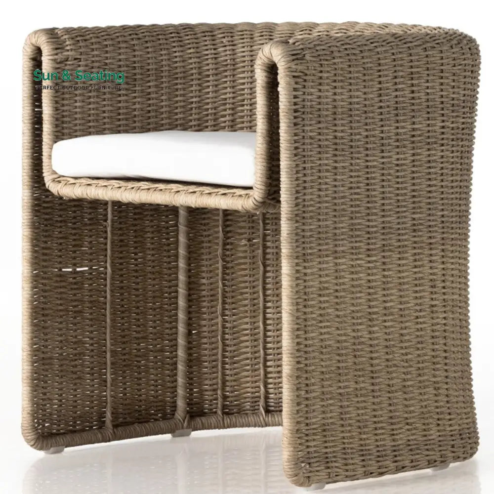 Costa Outdoor Patio Seating Single chair Light Brown Coffee Table Sets