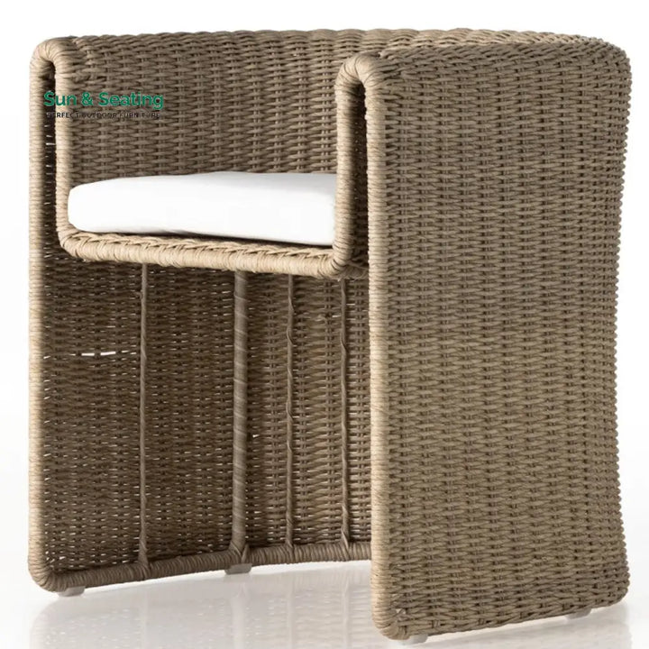 Costa Outdoor Patio Seating Single chair Light Brown Coffee Table Sets