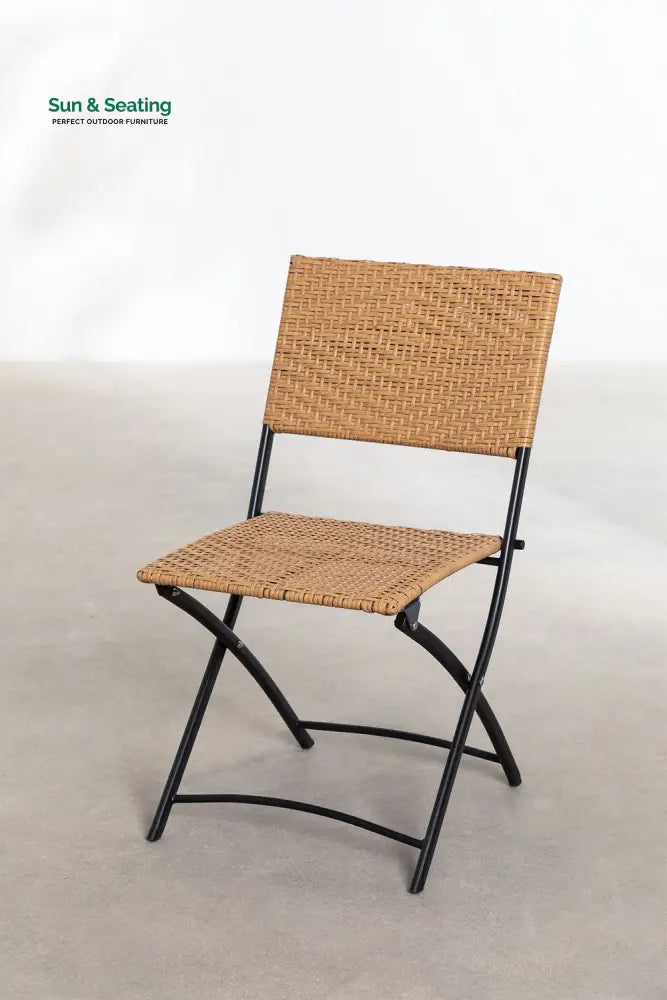 Curro Cara Outdoor Patio Seating Set 2 Chairs and 1 Table Set (Honey) Coffee Table Sets