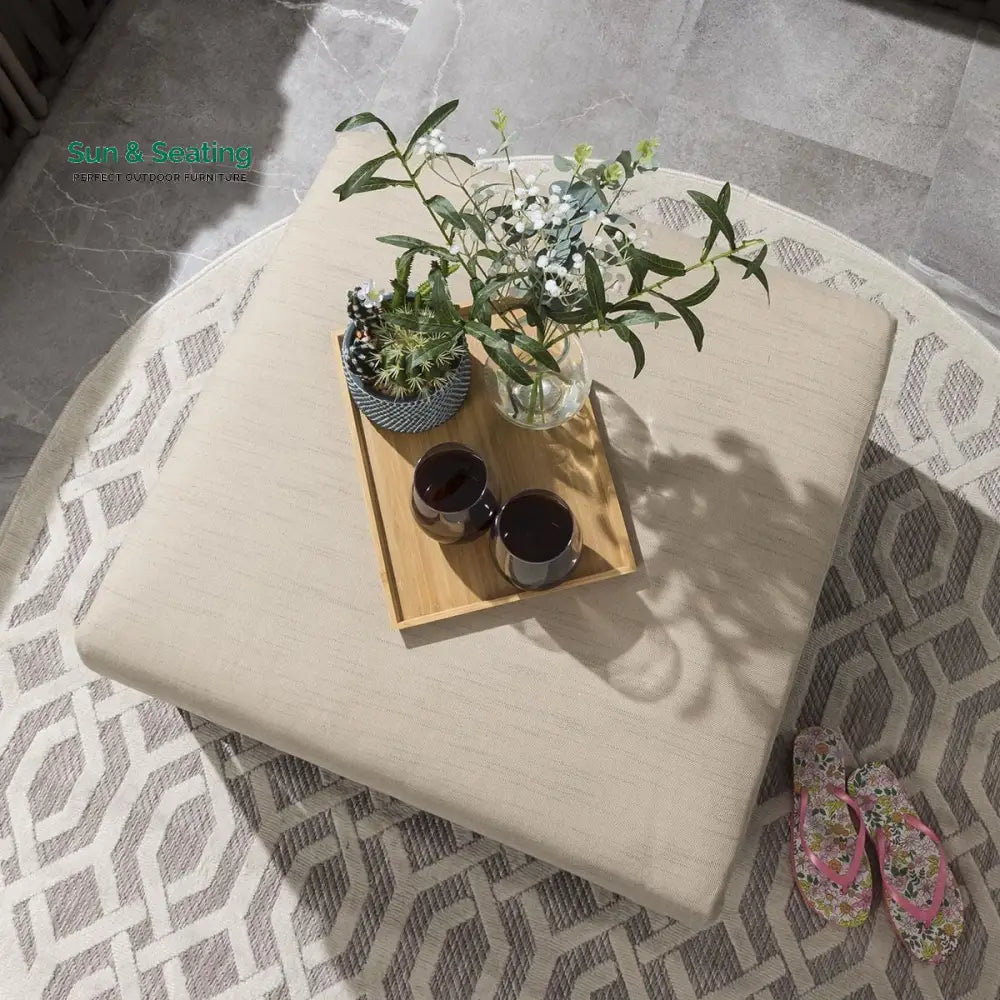 Curro Outdoor Sofa Set 6 Seater and 1 Ottoman Set (Brown) Sofa Sets