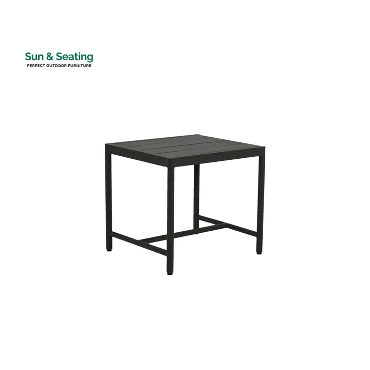 Cyst Outdoor Patio Seating Set 2 Chairs and 1 Table Set (Grey) Braided &amp; Rope Coffee Table Sets