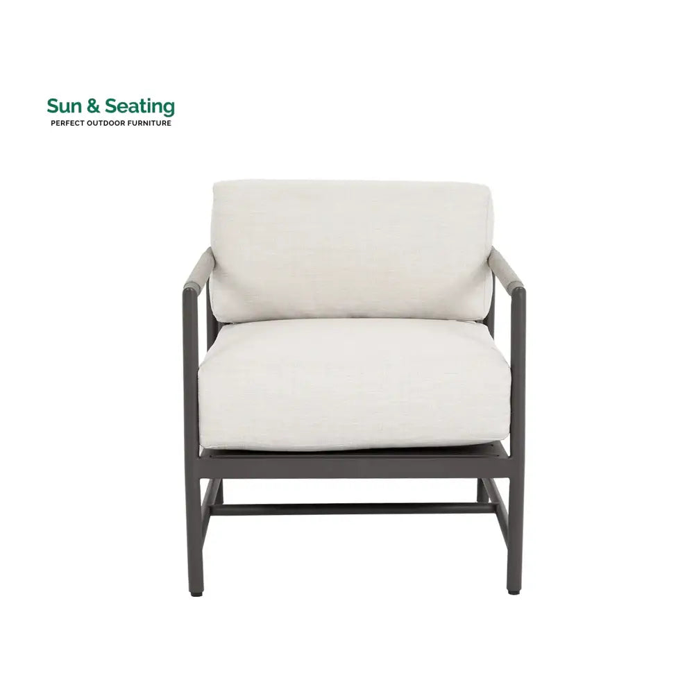 Cyst Outdoor Patio Seating Set 2 Chairs and 1 Table Set (Grey) Braided &amp; Rope Coffee Table Sets