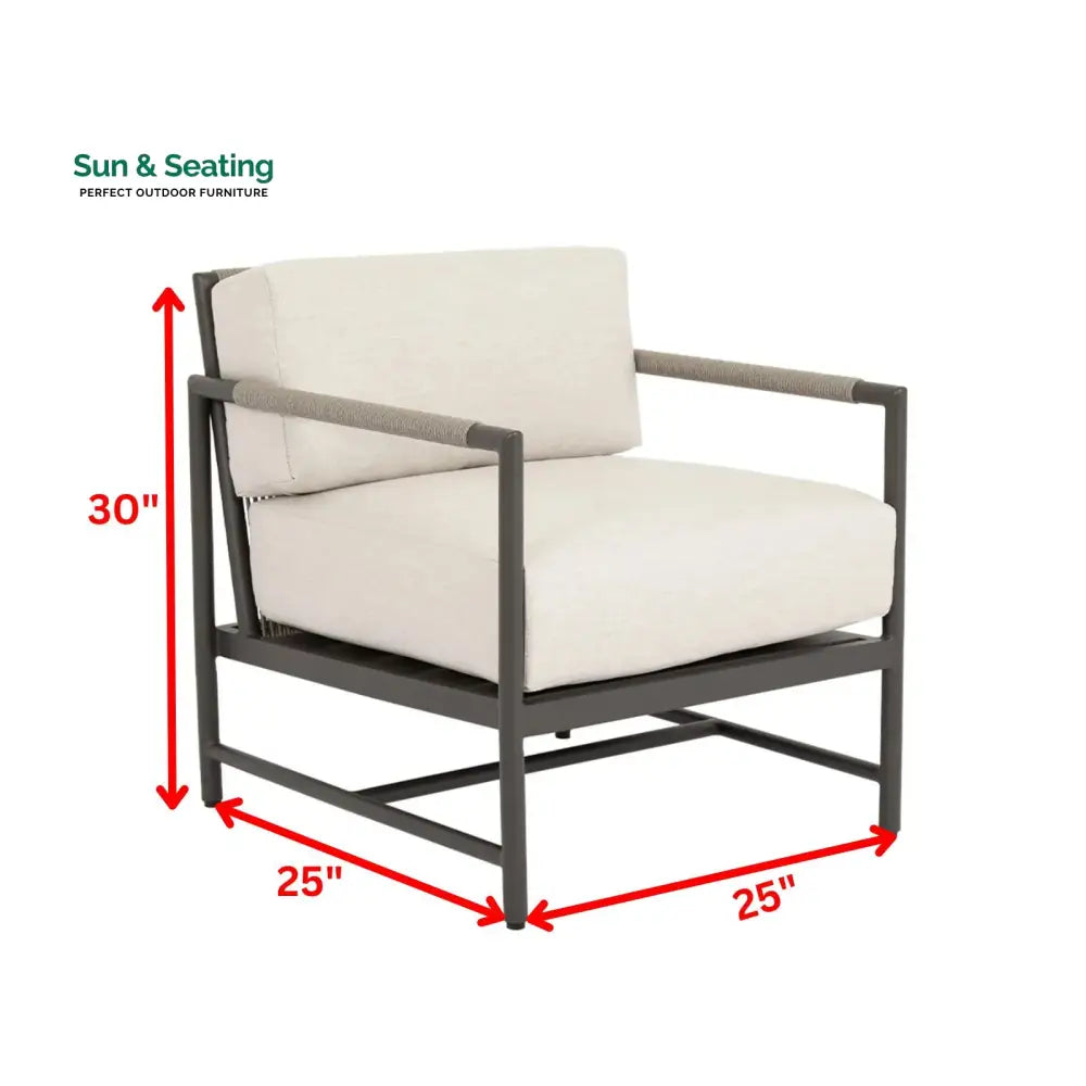 Cyst Outdoor Patio Seating Set 2 Chairs and 1 Table Set (Grey) Braided &amp; Rope Coffee Table Sets