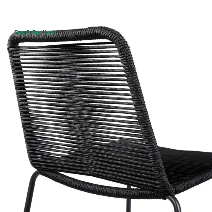 Damini 2-Piece Outdoor Rope Bar Chairs – Stylish Comfort Built to Last Bar Chairs