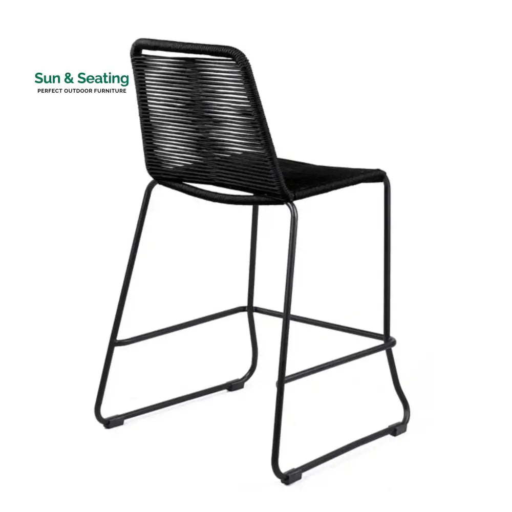 Damini 2-Piece Outdoor Rope Bar Chairs – Stylish Comfort Built to Last Bar Chairs