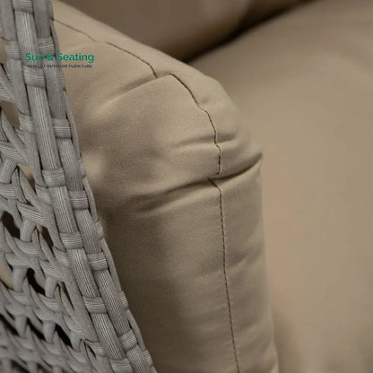 Dario Double Seater Hanging Swing With Stand For Balcony Garden Swing (Silver) Swings