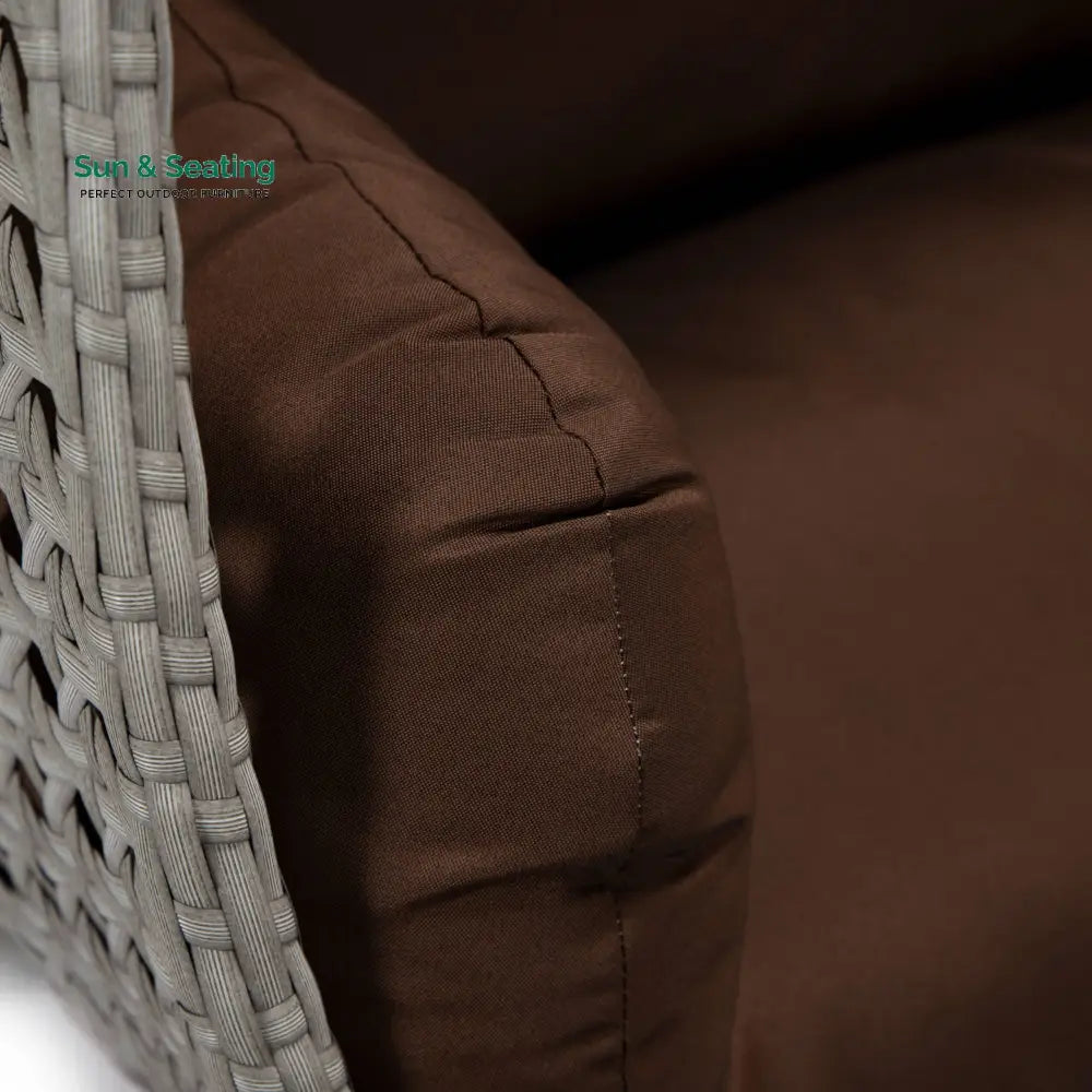 Dario Double Seater Hanging Swing With Stand For Balcony Garden Swing (Silver) Swings