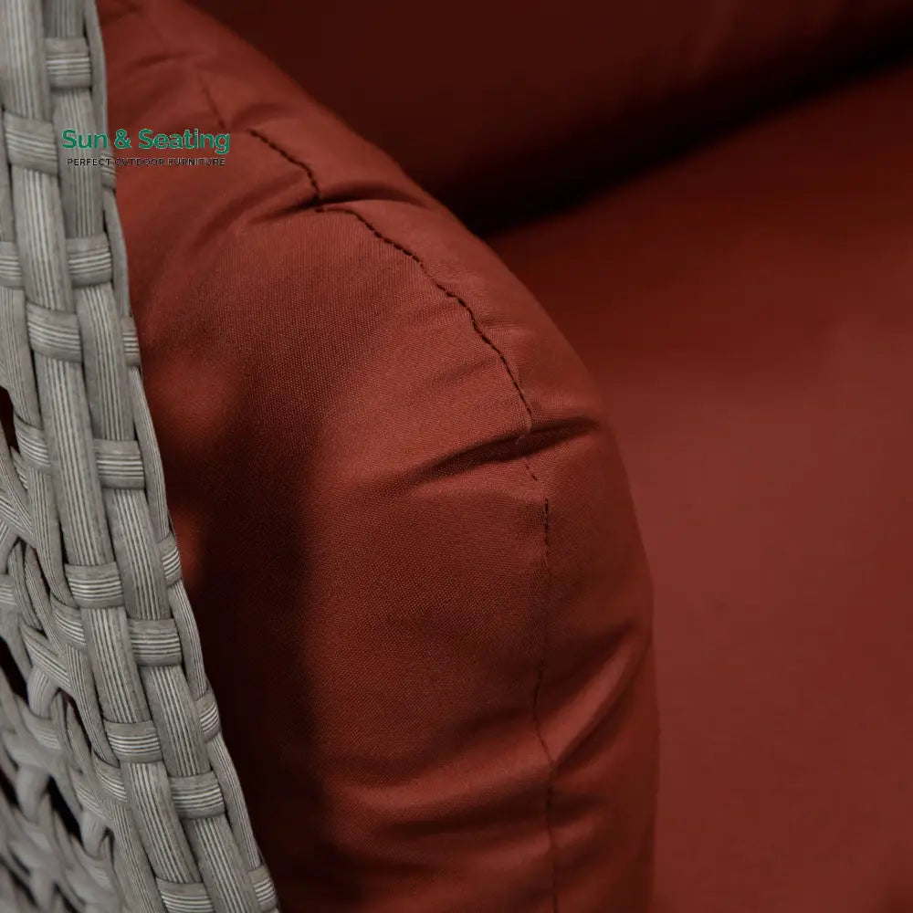 Dario Double Seater Hanging Swing With Stand For Balcony Garden Swing (Silver) Swings