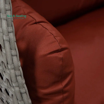 Dario Double Seater Hanging Swing With Stand For Balcony Garden Swing (Silver) Swings