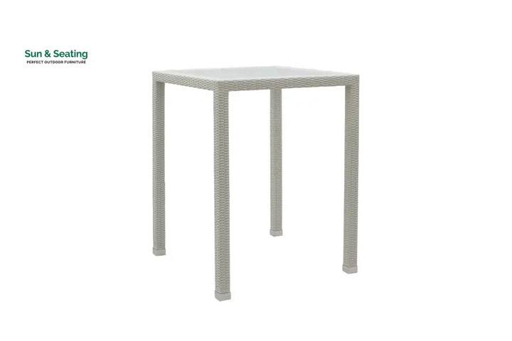 Denver Outdoor Bar Sets 2 Chairs and 1 Table Patio Bar Set (Pearl White) Bar Sets