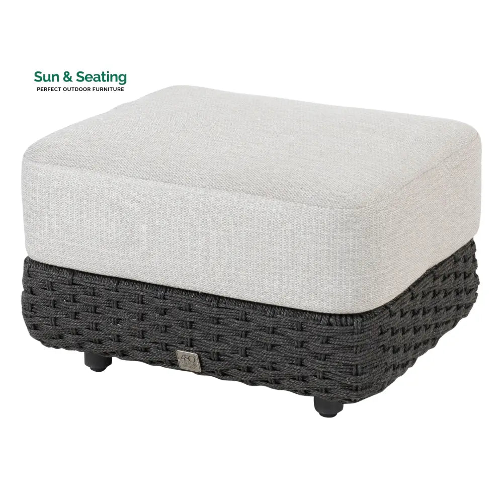 Deskoy Outdoor Garden Balcony Sofa Set 2 Seater 2 Single seater and 1 Center Table Set Braid &amp; Rope (Black) Sofa Sets