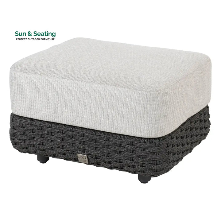 Deskoy Outdoor Garden Balcony Sofa Set 2 Seater 2 Single seater and 1 Center Table Set Braid &amp; Rope (Black) Sofa Sets