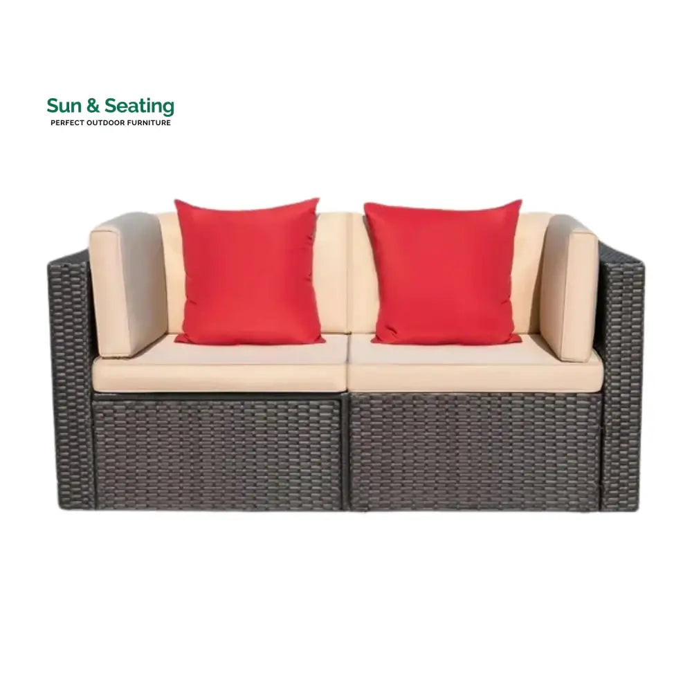 Devika Outdoor All-Weather Rattan Wicker Single Seater Sofa Sofa Set