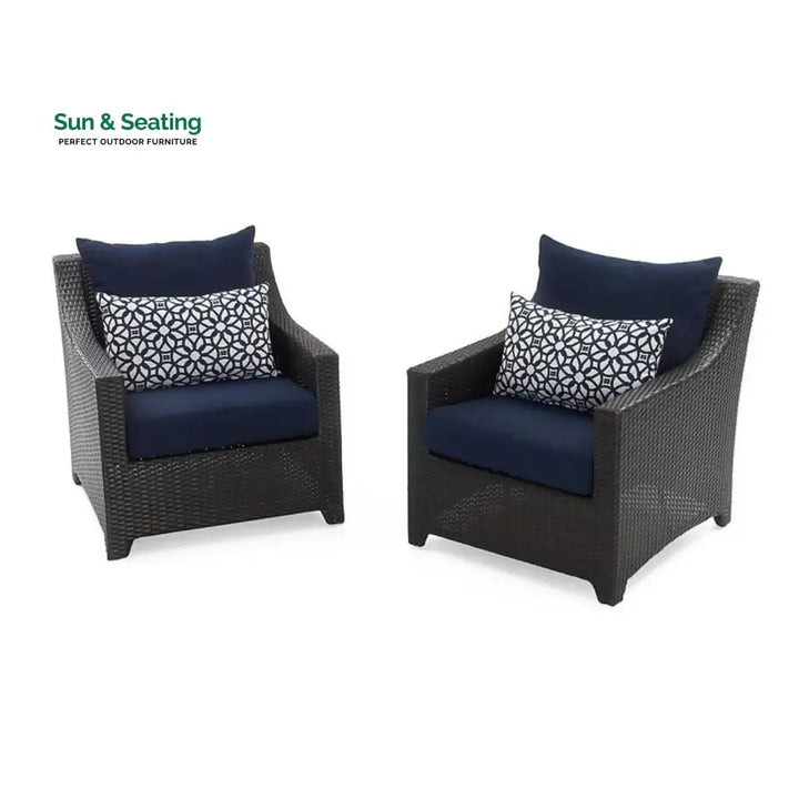 Dolores 3-Piece Outdoor Rattan Wicker Patio Set Patio Set