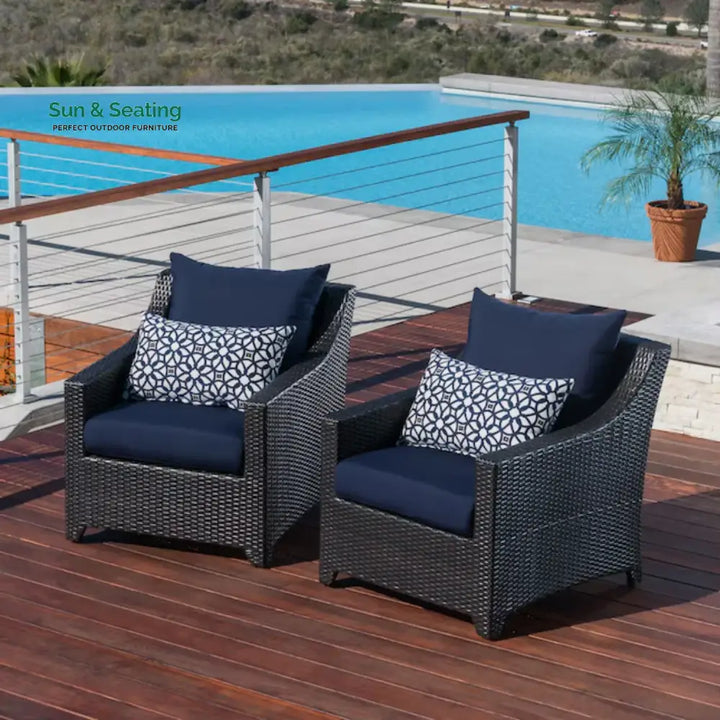 Dolores 3-Piece Outdoor Rattan Wicker Patio Set Patio Set