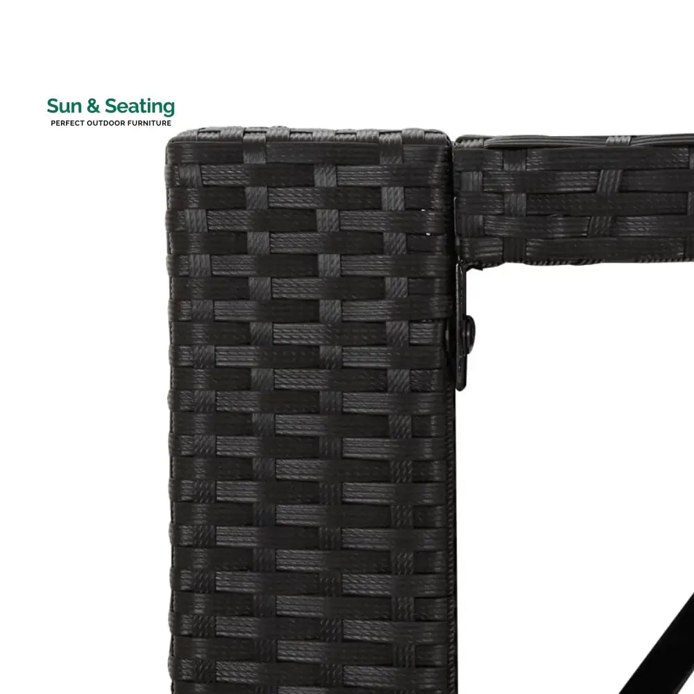 Dominga Outdoor Rattan Wicker Bar Table Bar Table