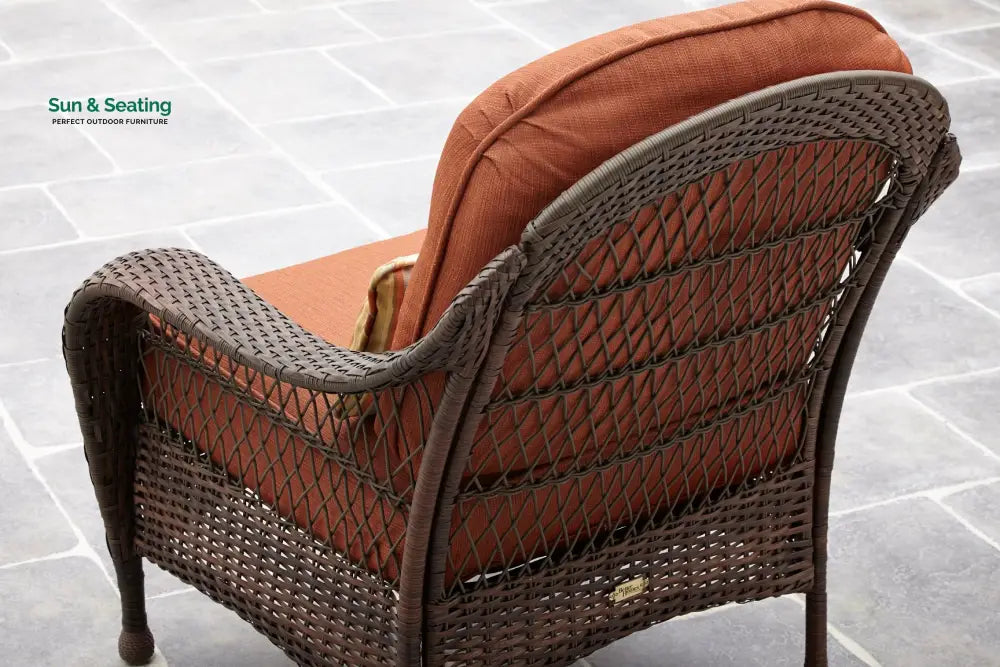 Dona Outdoor Sofa Set 2 Seater 2 Single seater and 1 Center Table (Dark Brown) Sofa Sets