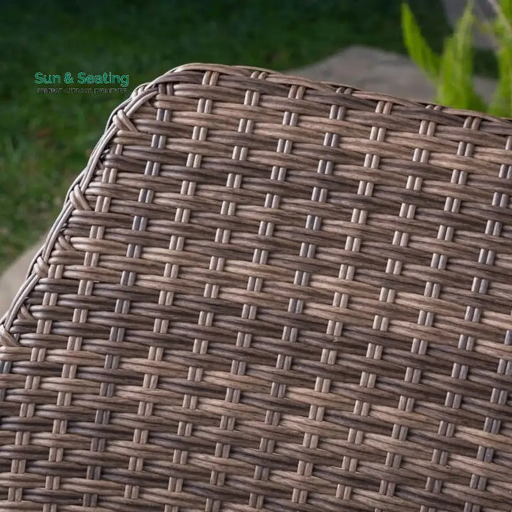 Dorothea Outdoor Rattan Wicker 3-Piece Patio Set Patio Set