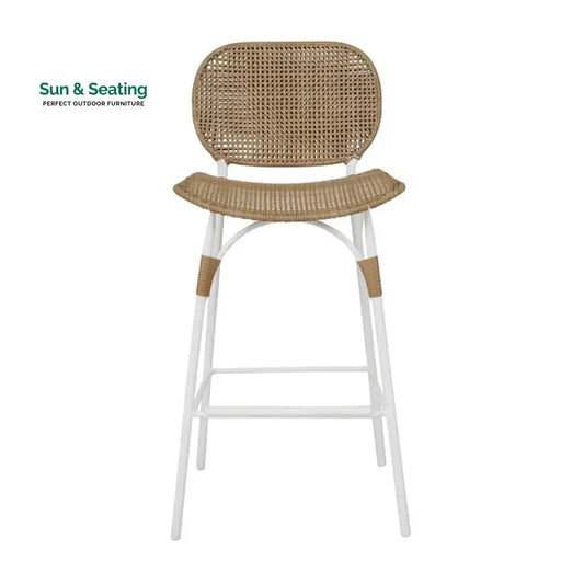 Dupont Outdoor Patio Bar Chair 1 Chair For Balcony Light Brown Bar Sets