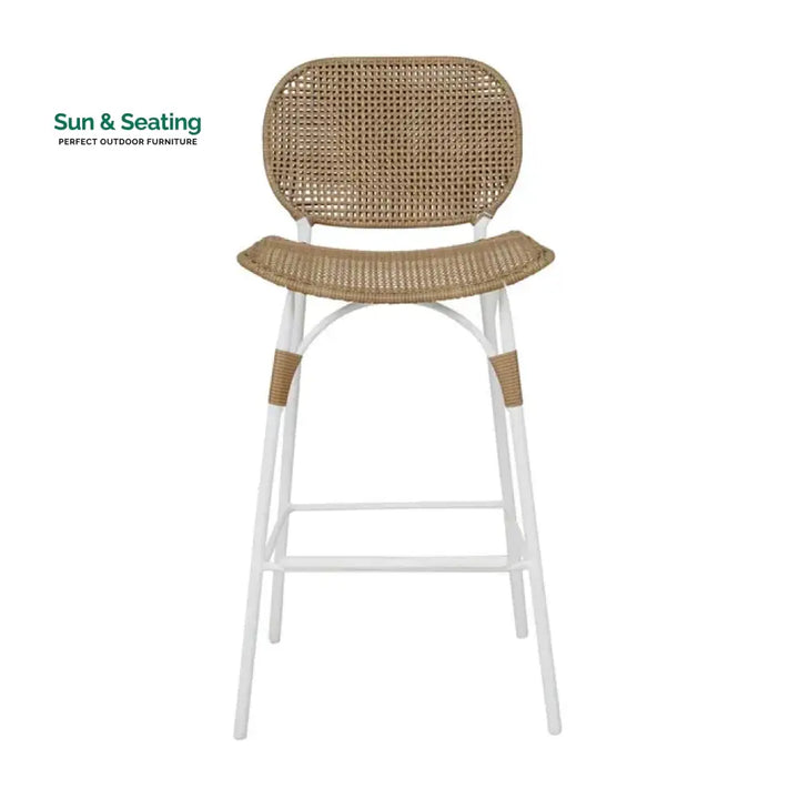 Dupont Outdoor Patio Bar Chair 1 Chair For Balcony Light Brown Bar Sets