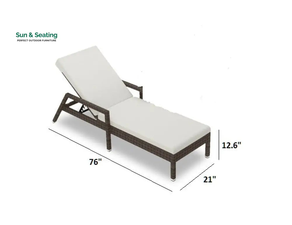 Eden Outdoor Swimming Poolside Lounger (Set of 2) With 1 Side Table (Brown) Loungers