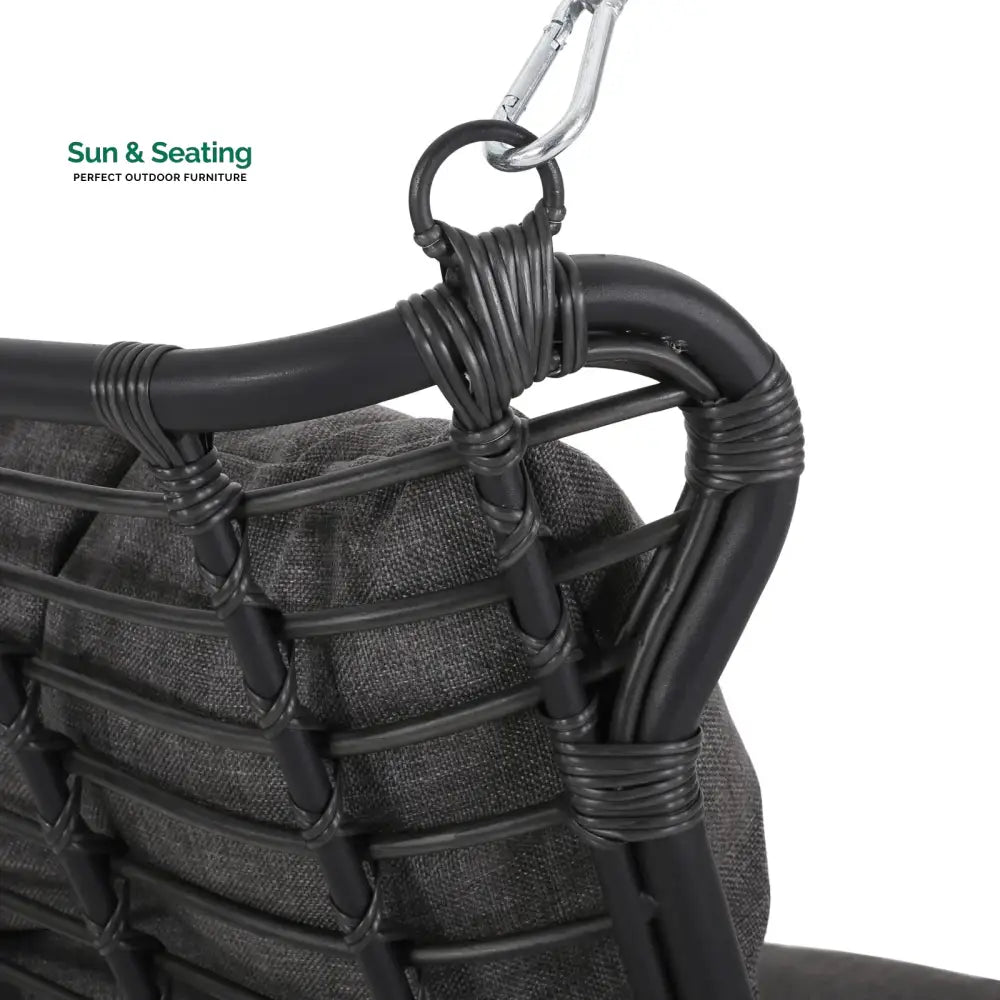Edris Double Seater Hanging Swing Without Stand For Balcony Garden Swing Swings