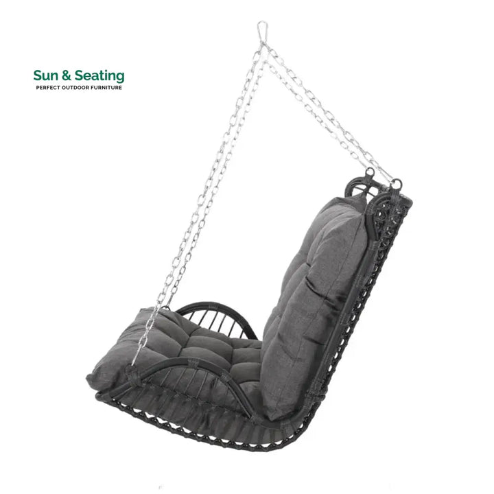 Edris Double Seater Hanging Swing Without Stand For Balcony Garden Swing Swings