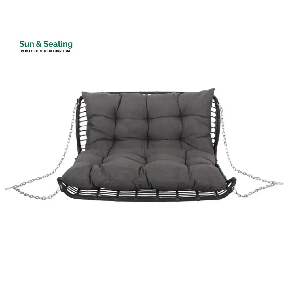 Edris Double Seater Hanging Swing Without Stand For Balcony Garden Swing Swings