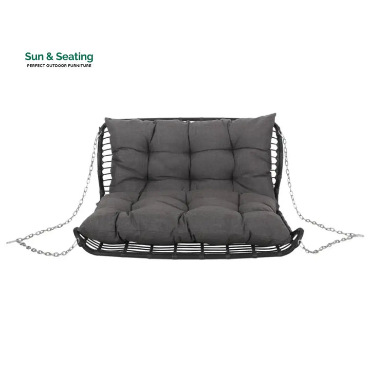 Edris Double Seater Hanging Swing Without Stand For Balcony Garden Swing Swings