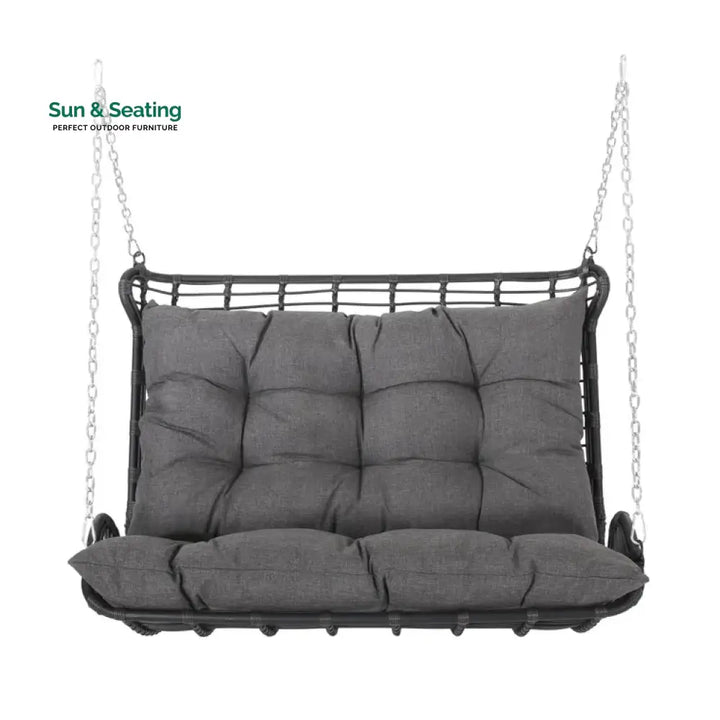 Edris Double Seater Hanging Swing Without Stand For Balcony Garden Swing Swings