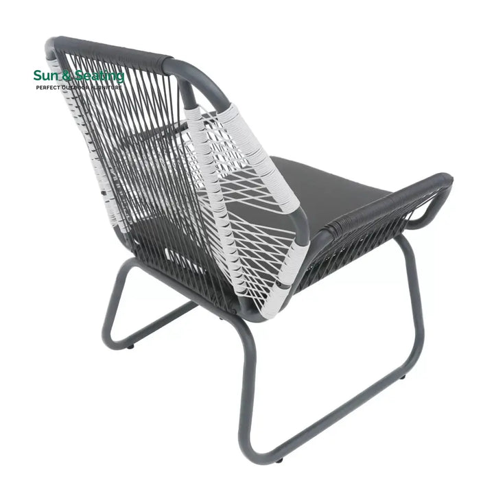 Elara Outdoor Rope Double Tone 3-Piece Patio Set Patio Set
