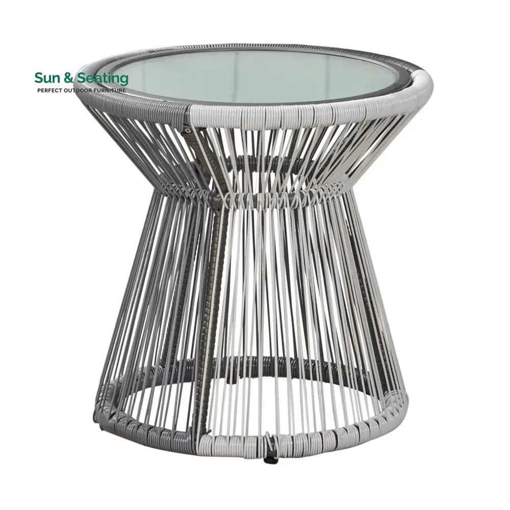 Elara Outdoor Rope Double Tone 3-Piece Patio Set Patio Set