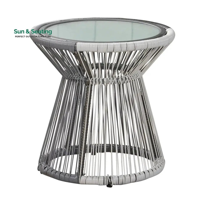 Elara Outdoor Rope Double Tone 3-Piece Patio Set Patio Set