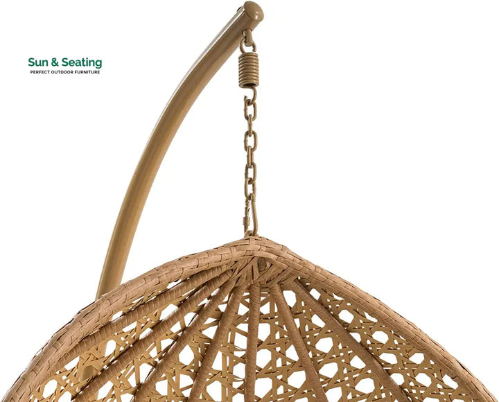 Elliott Single Seater Hanging Swing With Stand For Balcony Garden Swings