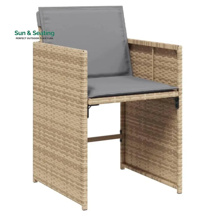 Elowen 11-Piece Outdoor Rattan Wicker Dinning Set Dining Set