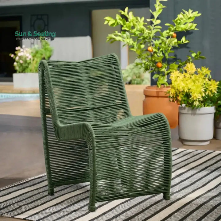 Emerson 2-Piece Outdoor Rope Patio Chairs Patio Chairs