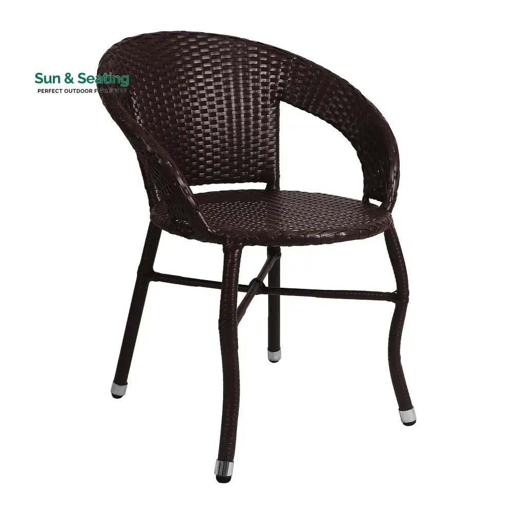 Emperor Outdoor Patio Seating Set 2 Chairs Set (Brown) Coffee Table Sets