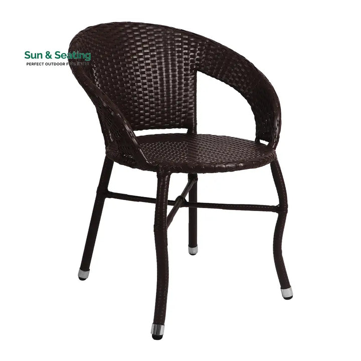 Emperor Outdoor Patio Seating Set 2 Chairs Set (Brown) Coffee Table Sets