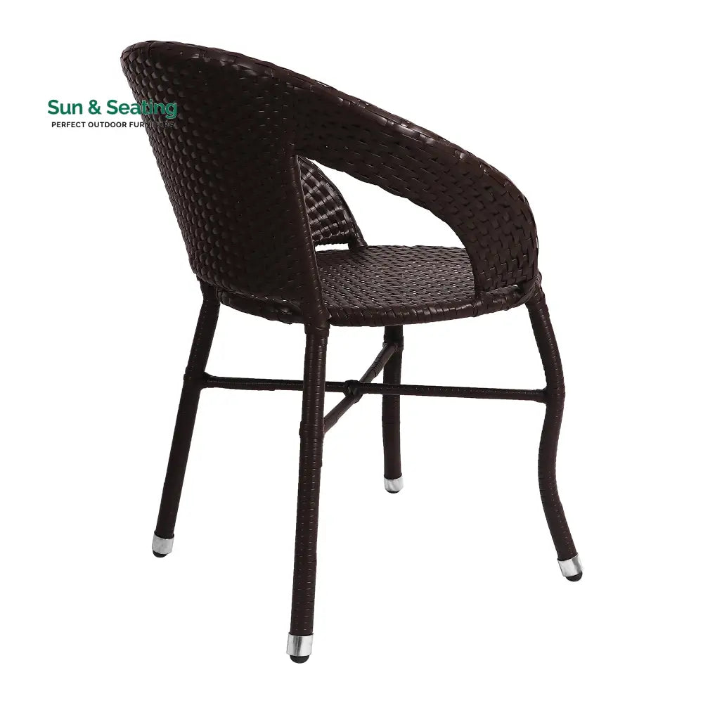 Emperor Outdoor Patio Seating Set 2 Chairs Set (Brown) Coffee Table Sets