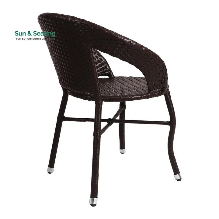 Emperor Outdoor Patio Seating Set 2 Chairs Set (Brown) Coffee Table Sets
