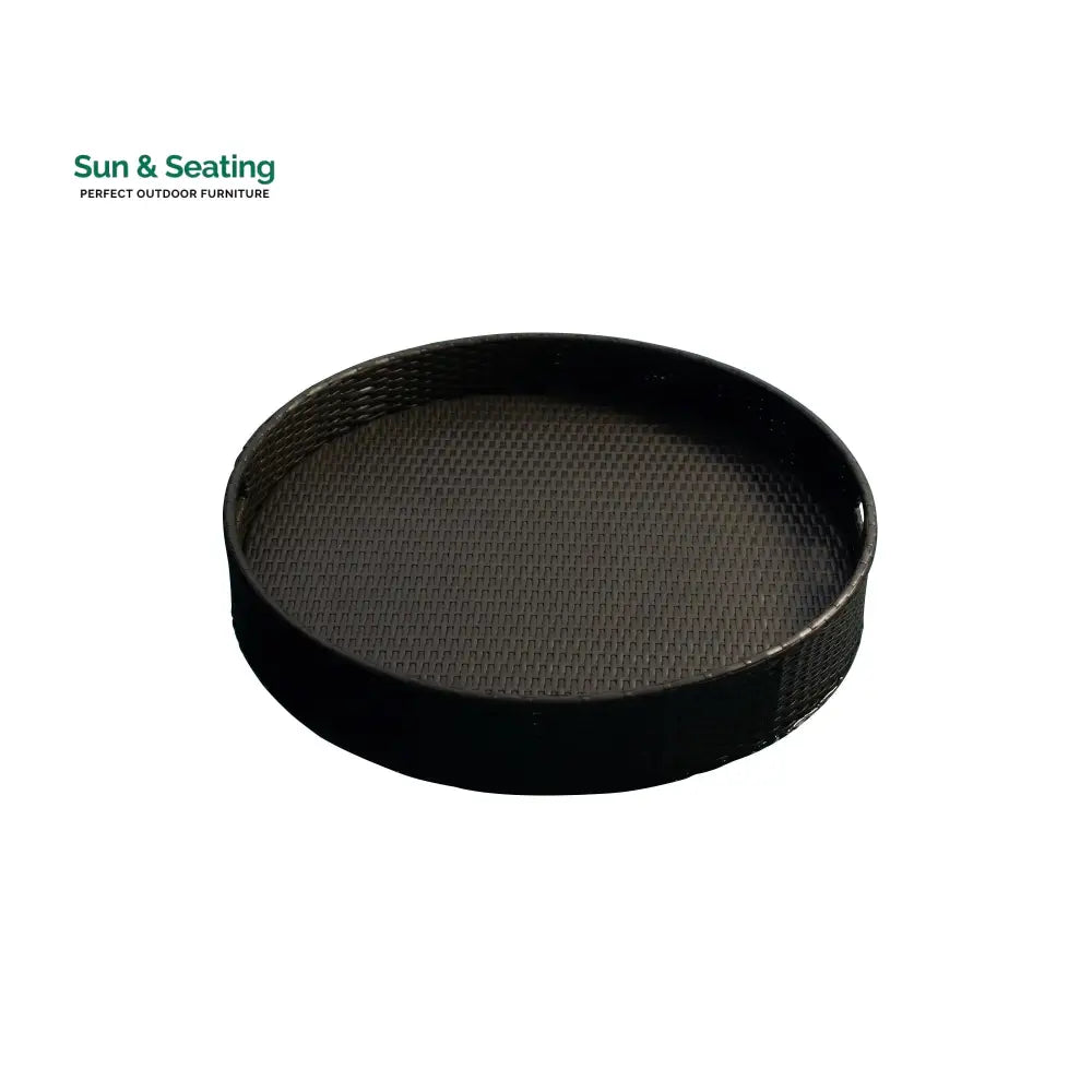 Enciso Luxury Floating Serving Tray For Swimming Pool - Black (Round) Floating Tray