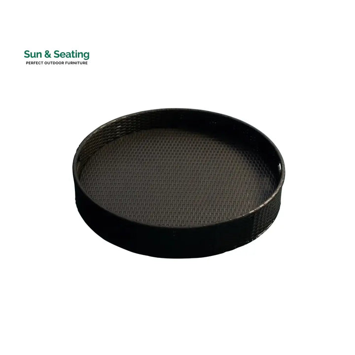 Enciso Luxury Floating Serving Tray For Swimming Pool - Black (Round) Floating Tray