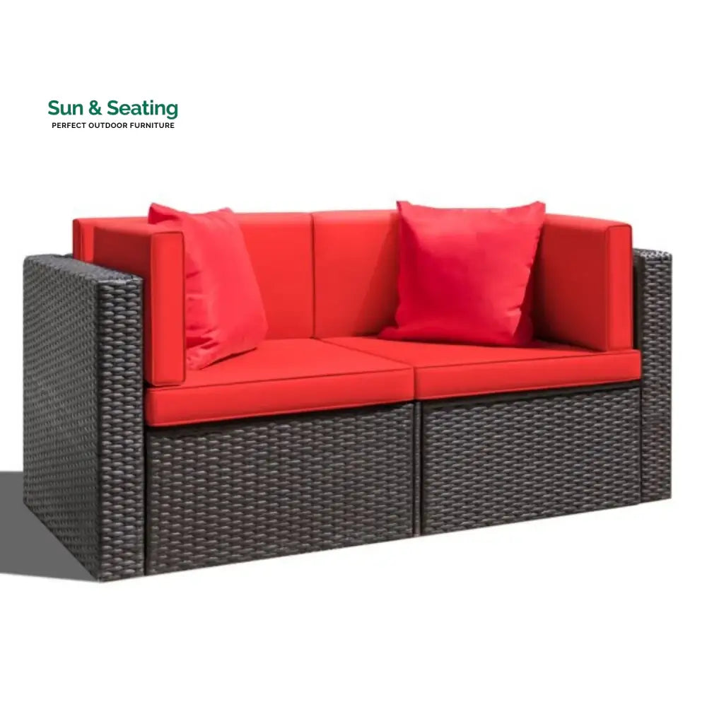 Eshanvi Outdoor All-Weather Rattan Wicker Single Seater Sofa Sofa Set