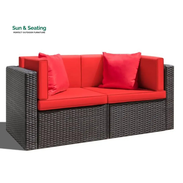 Eshanvi Outdoor All-Weather Rattan Wicker Single Seater Sofa Sofa Set