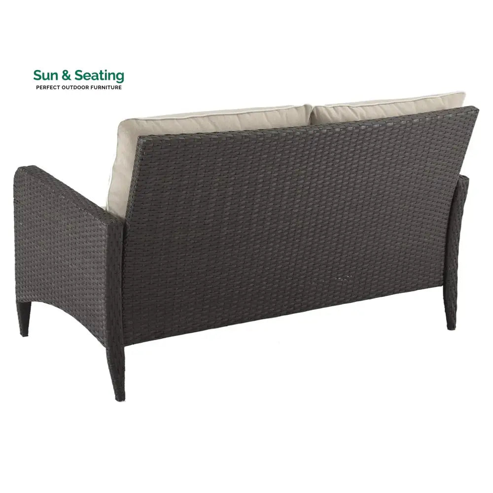Esmeray Outdoor Wicker Single Seater Loveseat Sofa Sofa Set