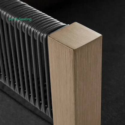 Espira Outdoor Patio Seating Set 4 Chairs and 1 Table Set (Black) Coffee Table Sets