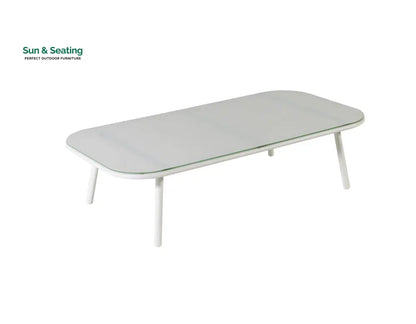 Etta Outdoor Sofa Set 2 Seater 2 Single seater and 1 Center Table (White +Grey) Braided & Rope Sofa Sets