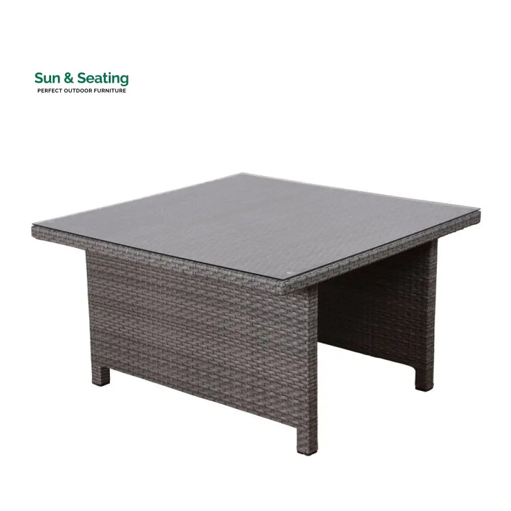 Eula Outdoor Patio Dining Set 4 Stools and 1 Table (Gray) Dining sets