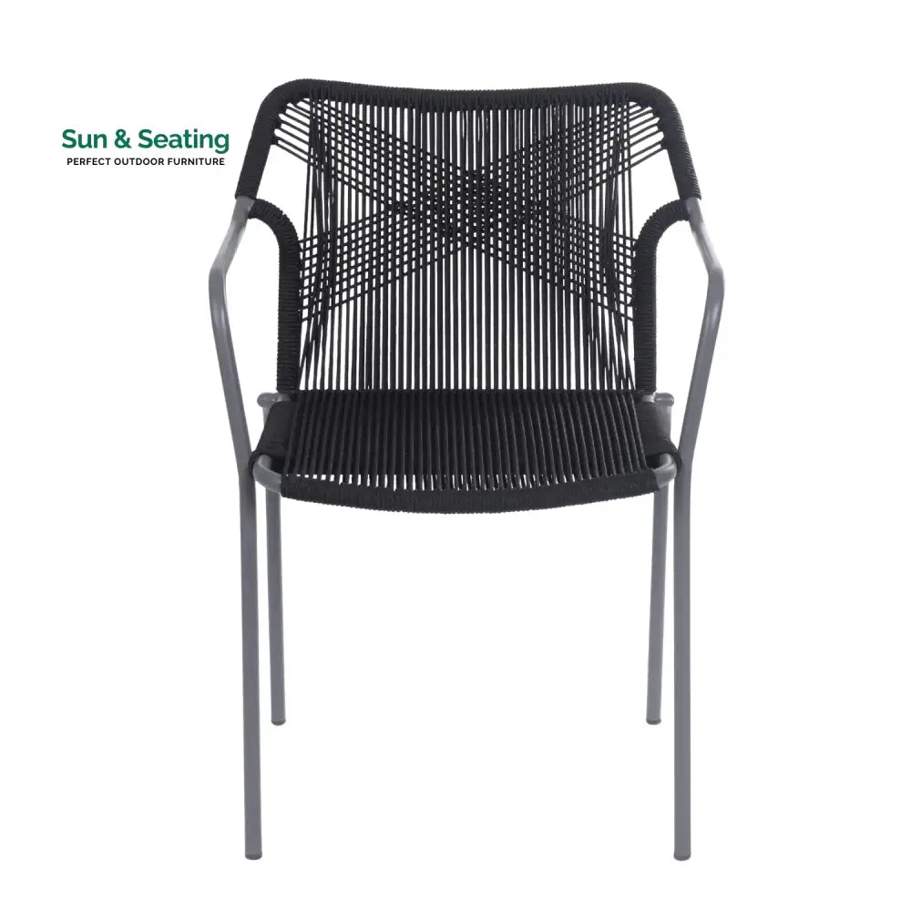 Evelina 3-Piece Outdoor Grey Rope Patio Set Patio Set