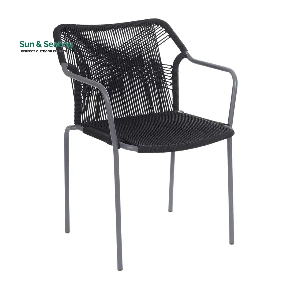 Evelina 3-Piece Outdoor Grey Rope Patio Set Patio Set